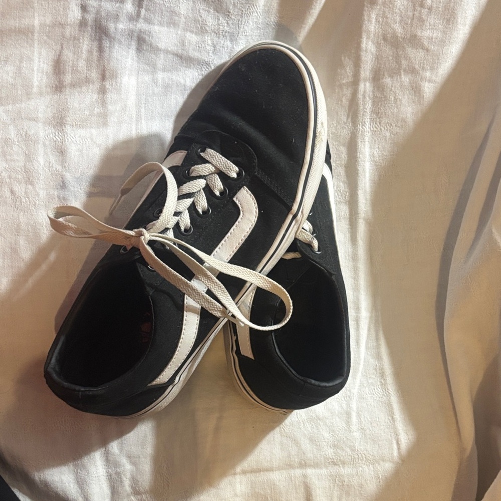 Vans Black and White Women's Sneakers